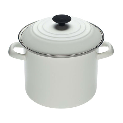 8QT ENAMEL ON STEEL COVERED STOCKPOT