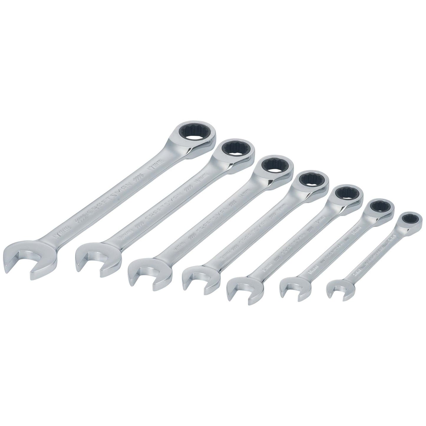 7PC MM RATCHETING COMBINATION WRENCH SET