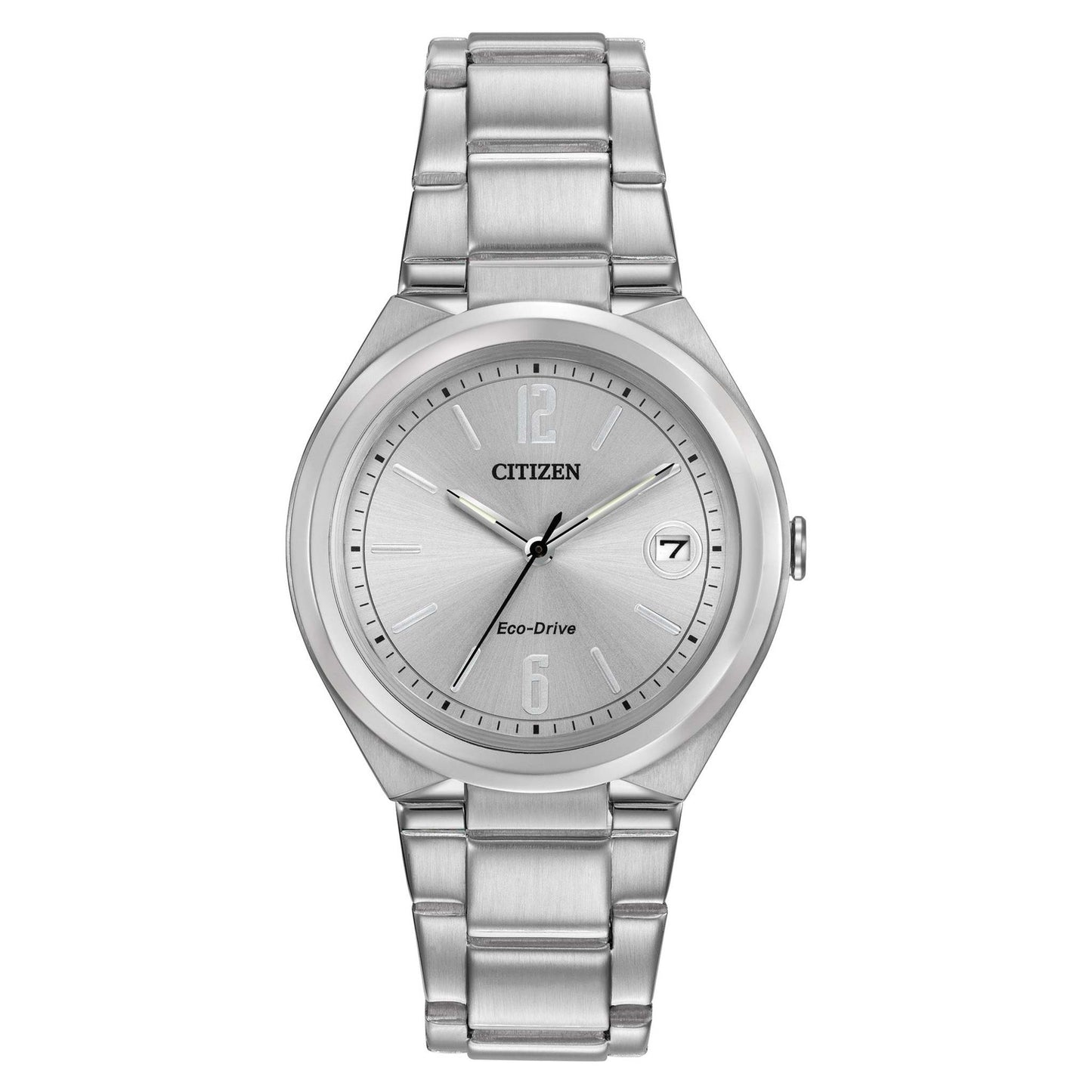 LADIES' CHANDLER ECO-DRIVE STAINLESS STEEL WATCH