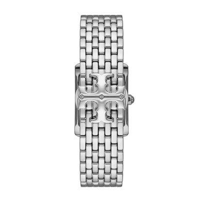 LADIES' ELEANOR SILVER-TONE STAINLESS STEEL WATCH, CREAM DIAL