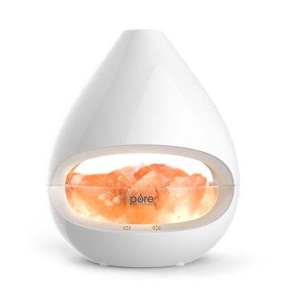 PUREGLOW CRYSTAL HIMALAYAN SALT ROCK LAMP & DIFFUSER