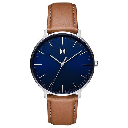 MENS LEGACY SLIM LEATHER STRAP WATCH MANTA