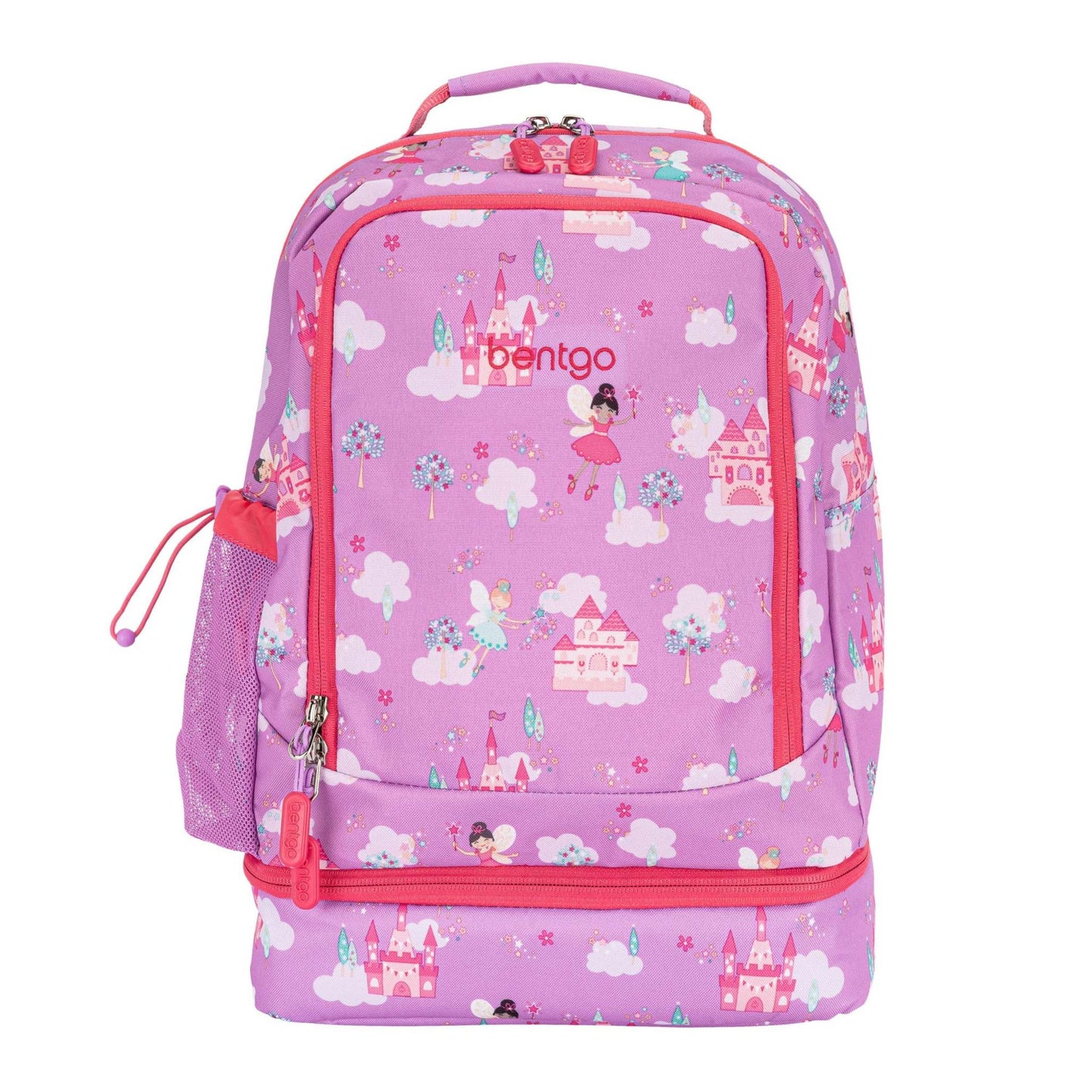 KIDS PRINTS 2-IN-1 BACKPACK & INSULATED LUNCH BAG FAIRIES