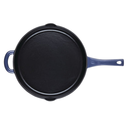 12" ENAMEL CAST IRON FRY PAN ANCHOR