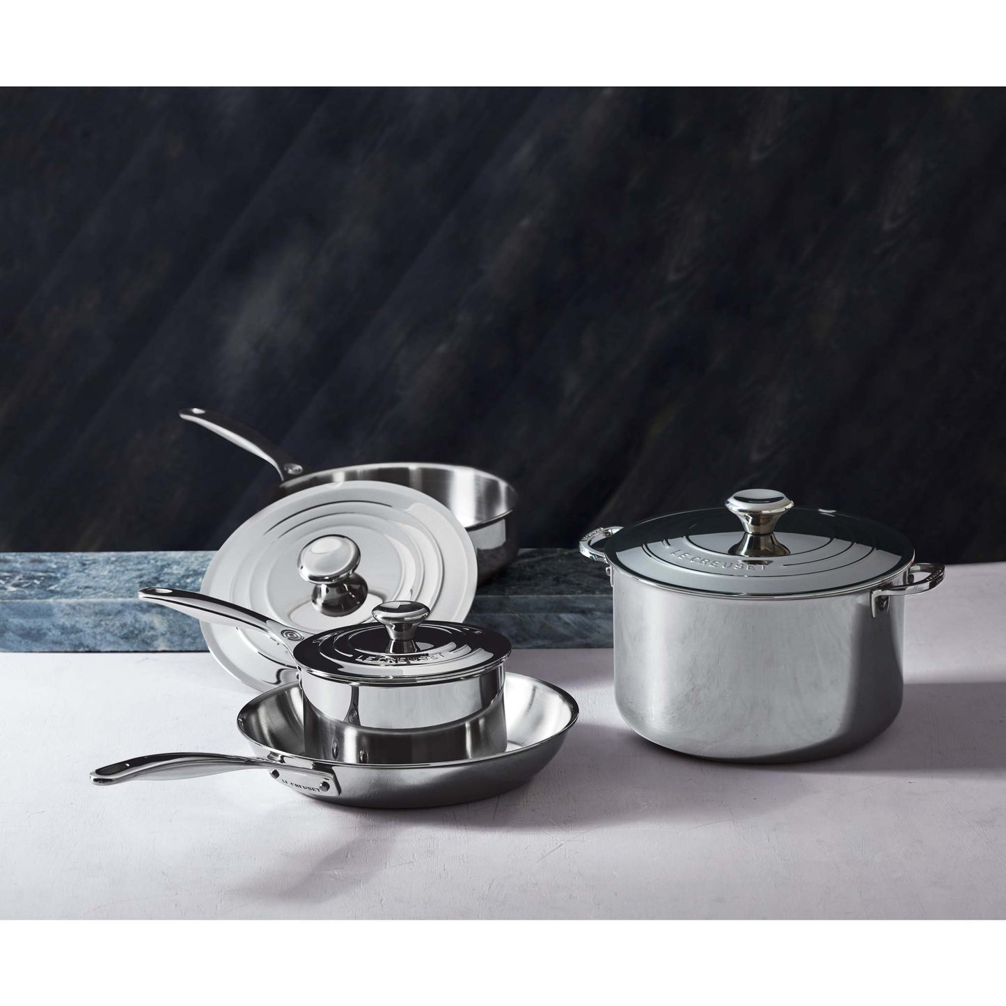 7PC SIGNATURE STAINLESS STEEL COOKWARE SET