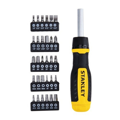 30pc Ratcheting Screwdriver Set